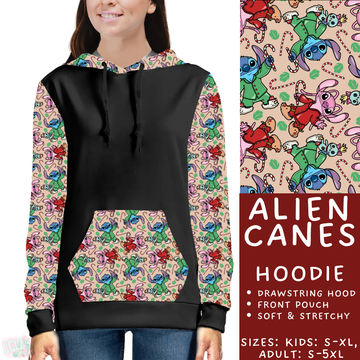 Batch #434 - Magical Christmas - Closes 10/22 - ETA early Dec - Alien Canes Hoodie