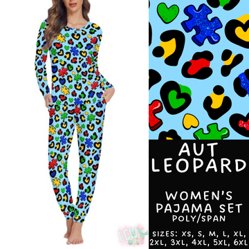Batch #344 - Family Pajama Party - Closes 5/23 - ETA late July - Aut Leopard Women's Pajama Set