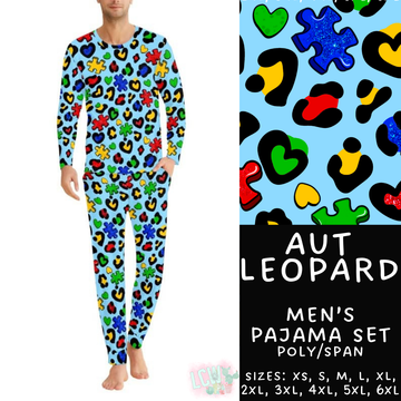 Batch #344 - Family Pajama Party - Closes 5/23 - ETA late July - Aut Leopard Men's Pajama Set