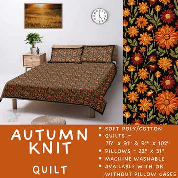 Batch #410 - Cozy Quilts - Closes 9/10 - ETA late October - Autumn Knit Quilt