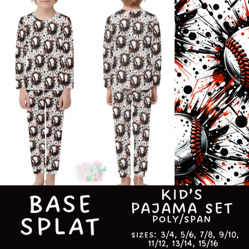 Batch #344 - Family Pajama Party - Closes 5/23 - ETA late July - Base Splat Kid's Pajama Sets
