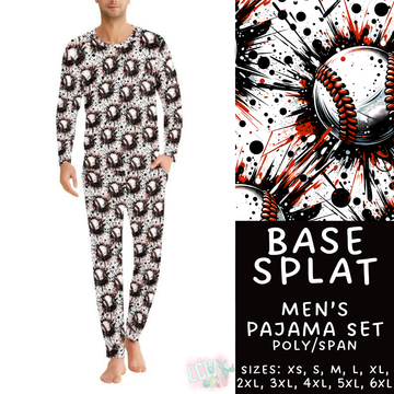 Batch #344 - Family Pajama Party - Closes 5/23 - ETA late July - Base Splat Men's Pajama Set