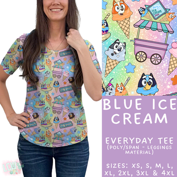 Batch #339 - Character Summer - Closes 5/15 - ETA mid July - Blue Ice Cream Everyday Tee