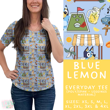 Batch #339 - Character Summer - Closes 5/15 - ETA mid July - Blue Lemon Everyday Tee