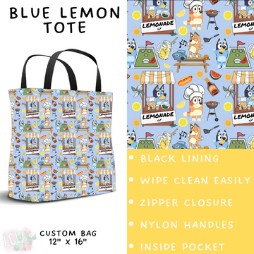 Batch #339 - Character Summer - Closes 5/15 - ETA mid July - Blue Lemon Tote