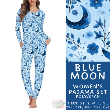 Batch #344 - Family Pajama Party - Closes 5/23 - ETA late July - Blue Moon Women's Pajama Set