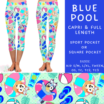 Batch #339 - Character Summer - Closes 5/15 - ETA mid July - Blue Pool Full and Capri Length Leggings