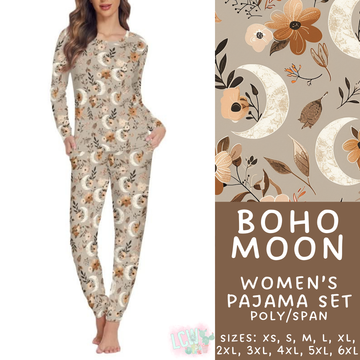 Batch #344 - Family Pajama Party - Closes 5/23 - ETA late July - Boho Moon Women's Pajama Set