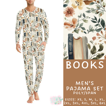 Batch #344 - Family Pajama Party - Closes 5/23 - ETA late July - Books Men's Pajama Set