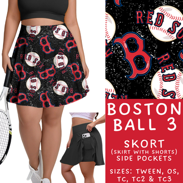 Batch #343 - Home Run Collection - Closes 5/22 - ETA mid July - Boston Ball 3 Skort