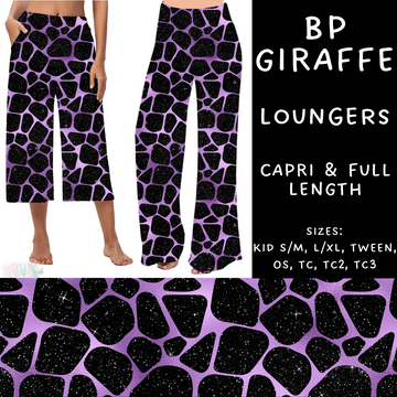 Ready To Ship - BP Giraffe - Capri Loungers OS