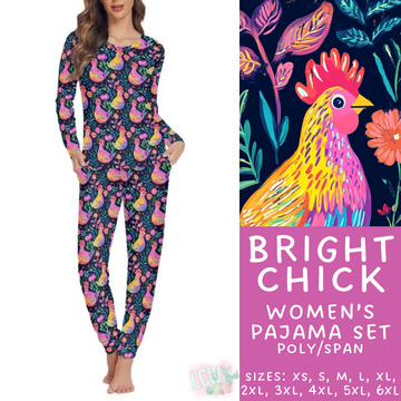 Batch #344 - Family Pajama Party - Closes 5/23 - ETA late July - Bright Chick Women's Pajama Set