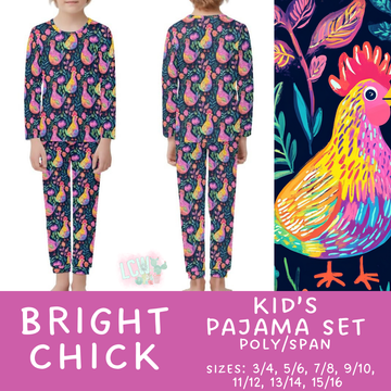 Batch #344 - Family Pajama Party - Closes 5/23 - ETA late July - Bright Chick Kid's Pajama Sets