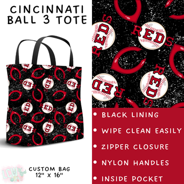 Batch #343 - Home Run Collection - Closes 5/22 - ETA mid July - Cincinnati Ball 3 Tote
