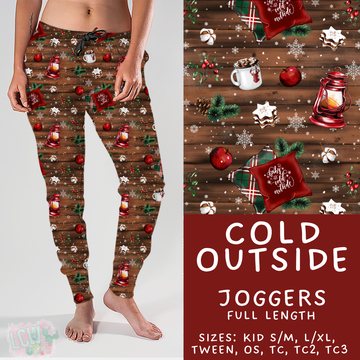 Batch #433 - Winter Cabin - Closes 10/20 - ETA early Dec - Cold Outside Joggers