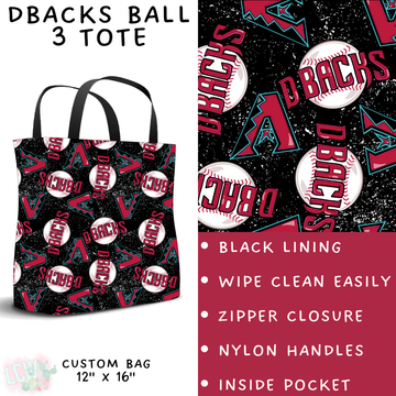 Batch #343 - Home Run Collection - Closes 5/22 - ETA mid July - DBacks Ball 3 Tote