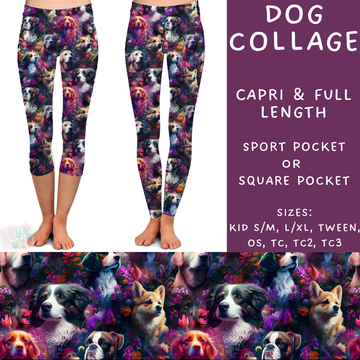 Batch #347 - Fun Run 11 - Closes 5/29 - ETA mid/late July - Dog Collage Full and Capri Length Leggings