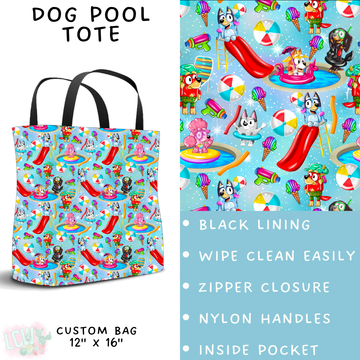 Batch #339 - Character Summer - Closes 5/15 - ETA mid July - Dog Pool Tote