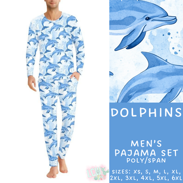 Batch #344 - Family Pajama Party - Closes 5/23 - ETA late July - Dolphins Men's Pajama Set