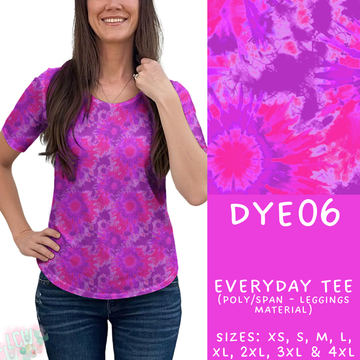 Batch #341 - Tie Dye Collection - Closes 5/19 - ETA early July - DYE06 Everyday Tee