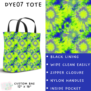 Batch #341 - Tie Dye Collection - Closes 5/19 - ETA early July - DYE07 Tote
