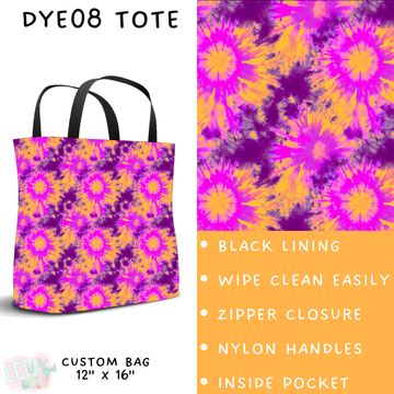 Batch #341 - Tie Dye Collection - Closes 5/19 - ETA early July - DYE08 Tote