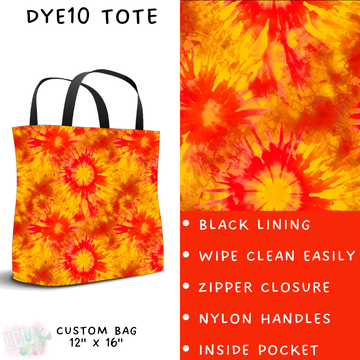 Batch #341 - Tie Dye Collection - Closes 5/19 - ETA early July - DYE10 Tote