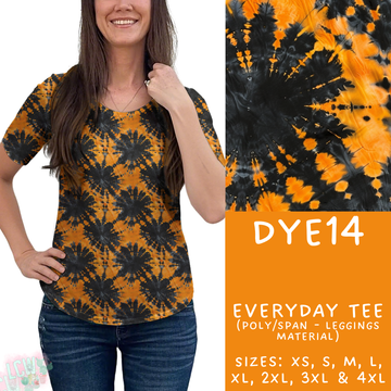Batch #341 - Tie Dye Collection - Closes 5/19 - ETA early July - DYE14 Everyday Tee