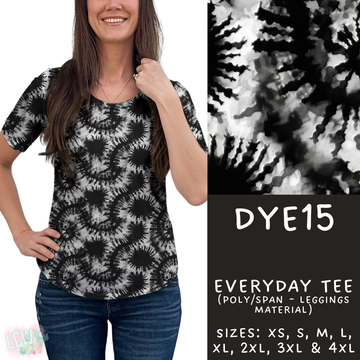 Batch #341 - Tie Dye Collection - Closes 5/19 - ETA early July - DYE15 Everyday Tee