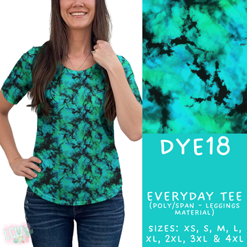 Batch #341 - Tie Dye Collection - Closes 5/19 - ETA early July - DYE18 Everyday Tee