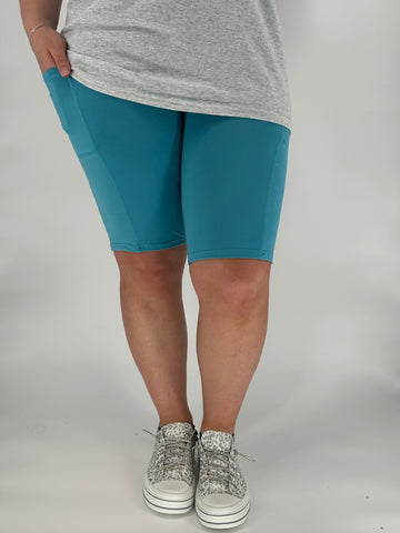 Baby Blue Bermuda Shorts w/ Pockets