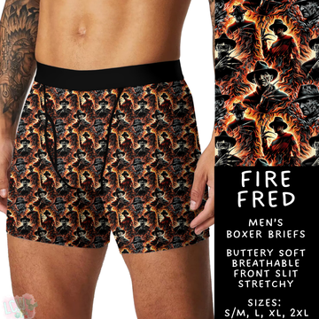 Batch #340 - Comfortable Underwear 4 - Closes 5/16 - ETA early July - Fire Fred Men's Boxer Briefs