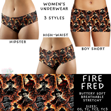 Batch #340 - Comfortable Underwear 4 - Closes 5/16 - ETA early July - Fire Fred Women's Underwear