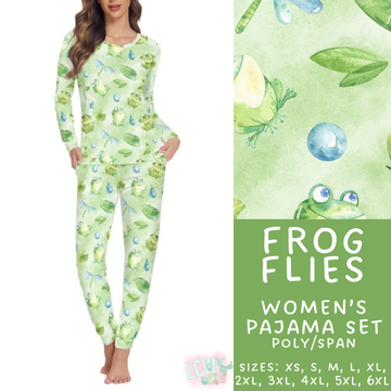 Batch #344 - Family Pajama Party - Closes 5/23 - ETA late July - Frog Flies Women's Pajama Set