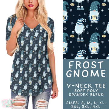 Batch #435 - Winter Wonderland 3 - Closes 10/23 - ETA early/mid Dec - Frost Gnome V-Neck Tee
