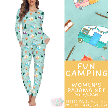 Batch #344 - Family Pajama Party - Closes 5/23 - ETA late July - Fun Camping Women's Pajama Set