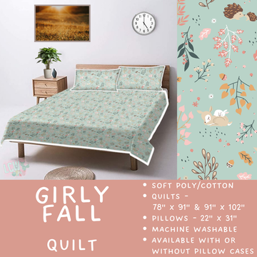 Batch #410 - Cozy Quilts - Closes 9/10 - ETA late October - Girly Fall Quilt