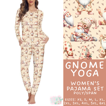 Batch #344 - Family Pajama Party - Closes 5/23 - ETA late July - Gnome Yoga Women's Pajama Set