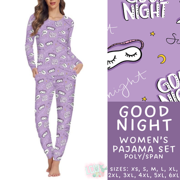 Batch #344 - Family Pajama Party - Closes 5/23 - ETA late July - Good Night Women's Pajama Set
