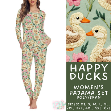 Batch #344 - Family Pajama Party - Closes 5/23 - ETA late July - Happy Ducks Women's Pajama Set