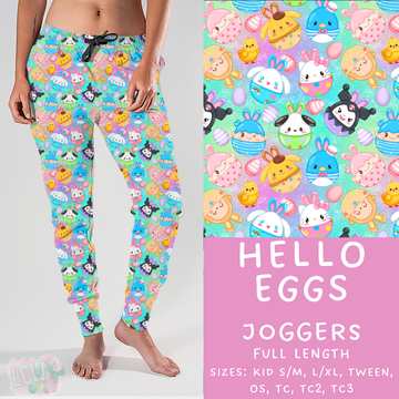 Ready To Ship - Hello Eggs - Full Joggers TC2