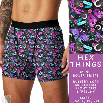 Batch #340 - Comfortable Underwear 4 - Closes 5/16 - ETA early July - Hex Things Men's Boxer Briefs