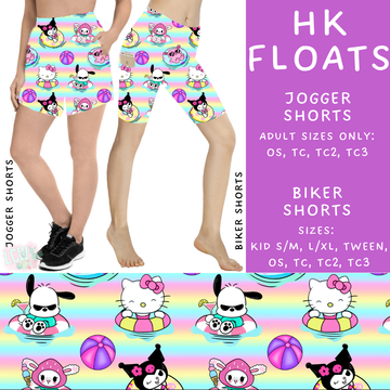 Batch #339 - Character Summer - Closes 5/15 - ETA mid July - HK Floats Biker & Jogger Shorts