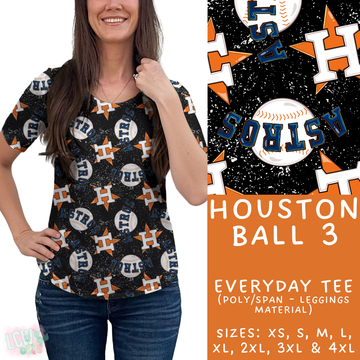 Batch #343 - Home Run Collection - Closes 5/22 - ETA mid July - Houston Ball 3 Everyday Tee