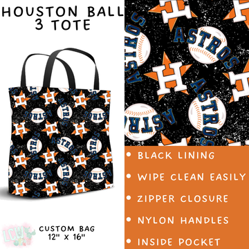 Batch #343 - Home Run Collection - Closes 5/22 - ETA mid July - Houston Ball 3 Tote
