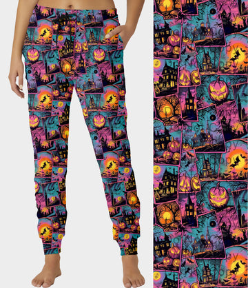 RTS - Haunted Retro Halloween Joggers