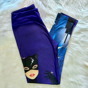 Claw Marks - Catwoman Print Leggings