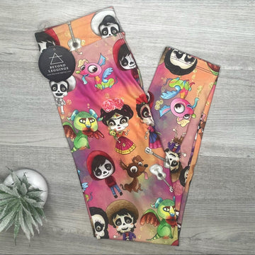 Dia De Los Muertos Soft Leggings