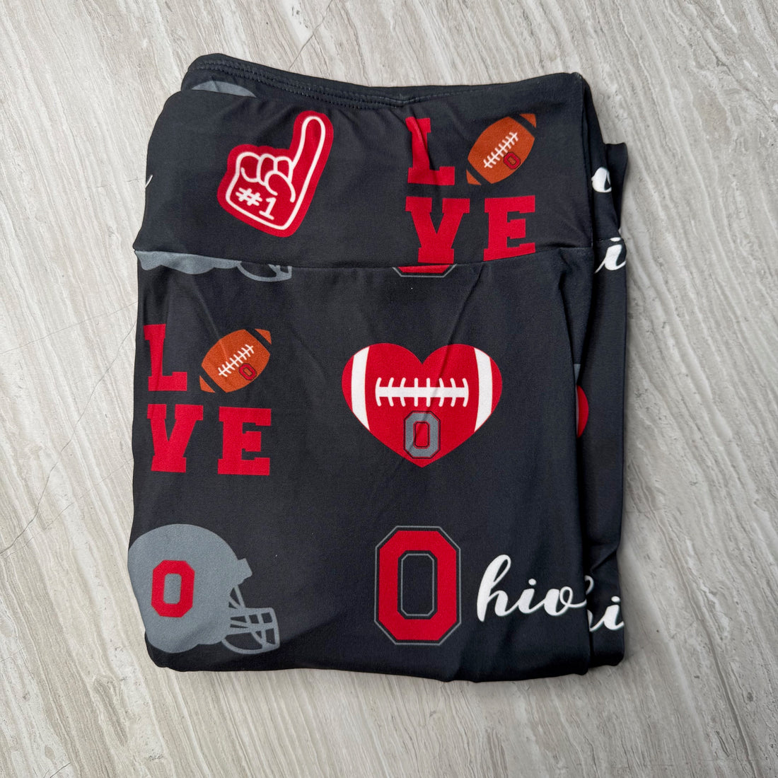 Buckeye Print Soft Leggings