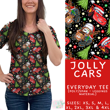 Batch #434 - Magical Christmas - Closes 10/22 - ETA early Dec - Jolly Cars Everyday Tee